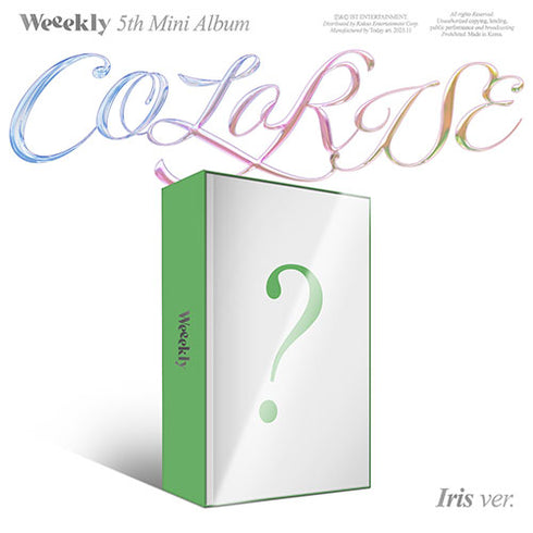WEEEKLY 5TH MINI ALBUM - COLORISE + APPLEMUSIC PHOTOCARD